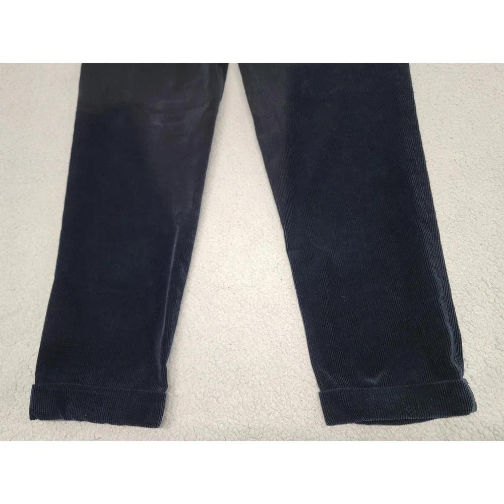 Polo Ralph‎ Lauren Pants Mens 38x32 (Fits 35x30) Navy Corduroy Classic Cuffed